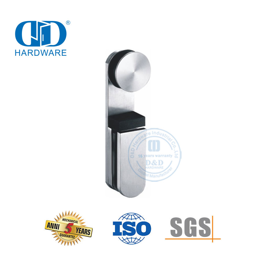 Herrajes seguros para puertas de acero inoxidable, accesorios de baño, herrajes para puertas de vidrio para puertas corredizas-DDGS105