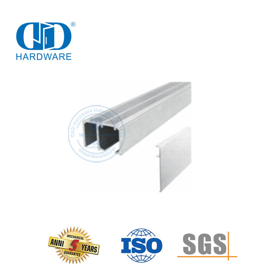 Juego de accesorios de vidrio silencioso de aluminio de acero inoxidable, herrajes de vidrio, rodillo para puerta de ducha para puerta corredera interior-DDGS141