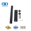 Tirador de puerta de acero inoxidable negro mate Manija de puerta comercial Manija de palanca hueca-DDBD101 MB