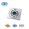 Drenaje de ducha de inodoro cuadrado de acero inoxidable, accesorio para muebles, cubierta de drenaje de piso de baño-DDFD003