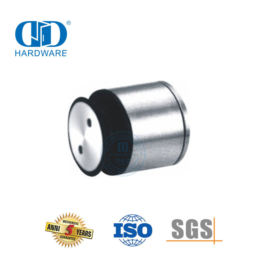 Rodillo de fijación de un solo punto de acero inoxidable Conector de puerta de vidrio Accesorios para puerta corredera-DDGP026