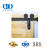 Kit de herrajes para puertas de granero, de acero inoxidable, fácil de instalar, corredera, de madera, con riel, para riel, Hardware para puertas de granero-DDBD008