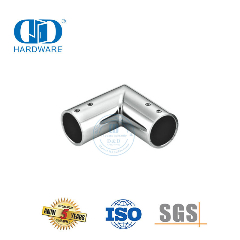 Sistema de cabina de ducha comercial de acero inoxidable, conector de soporte de Panel de vidrio, conector de Clip de abrazadera-DDSC035
