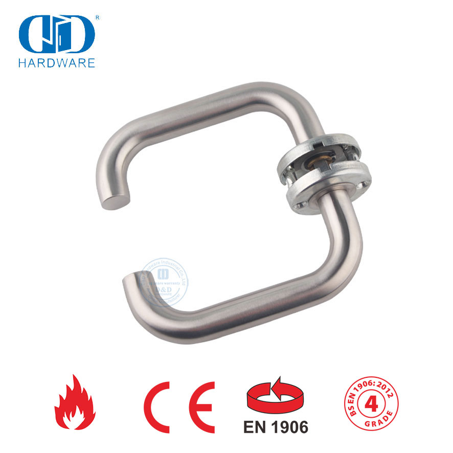 Herrajes para puertas interiores BS EN 1906 Manija de puerta tipo palanca-DDTH001-SSS