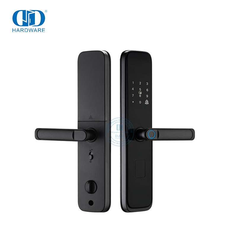 Seguridad Exterior Interior Remoto Inteligente Contraseña Digital Huella Digital Cerraduras de Puerta Inteligentes Para Puerta Delantera-DDDL004