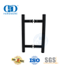 Tirador accesorio para puerta de vidrio en forma de H, negro mate, estilo clásico, DDPH001-A Φ22-Negro