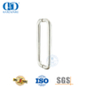 Perillas de puerta de ducha de vidrio de acero inoxidable tipo H, tubo redondo de alta calidad, manija de puerta de vidrio-DDPH007-SSS