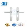 Manija de palanca de placa de puerta ovalada de acero inoxidable 304 con cerradura usada para oficina -DDTP003