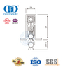 Herrajes para muebles de puerta CE, burlete plateado a prueba de polvo y viento, sello inferior de puerta corredera de seguridad completamente embutido-DDBS002