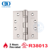 Bisagra de puerta comercial de embutir completa ignífuga ANSI estándar americano con certificación UL de acero inoxidable-DDSS001-FR-4X3.5X3mm