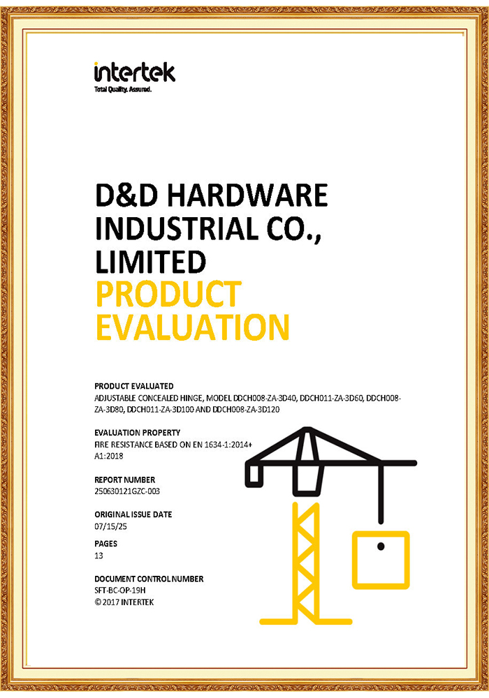Bisagra invisible 3D resistente EN1935 de alta calidad para puerta cortafuegos-DDCH008-G80