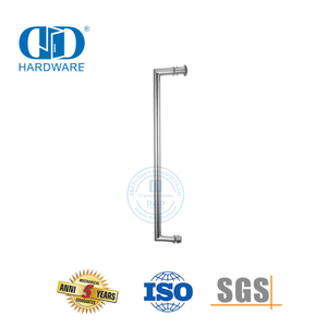 Manija de acero inoxidable para cuarto de ducha, accesorio para puerta de vidrio, manija de puerta de baño de un solo lado, DDPH042