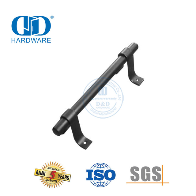 Manija de puerta de granero empotrada de acero inoxidable, juego de manijas de puerta corredera de un solo lado, Hardware de construcción-DDBD097