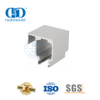 Accesorio de muebles de hardware de vidrio para puerta corredera sin marco, accesorio de hierro y acero inoxidable de fábrica para baño-DDGS143