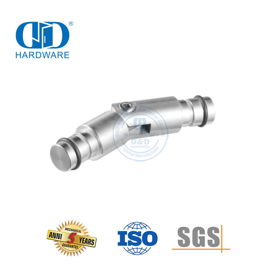 Inserto de esquina de tubo, accesorios de vidrio de acero inoxidable, herrajes para puertas, herrajes para puertas de vidrio para lavabo, baño-DDGS130