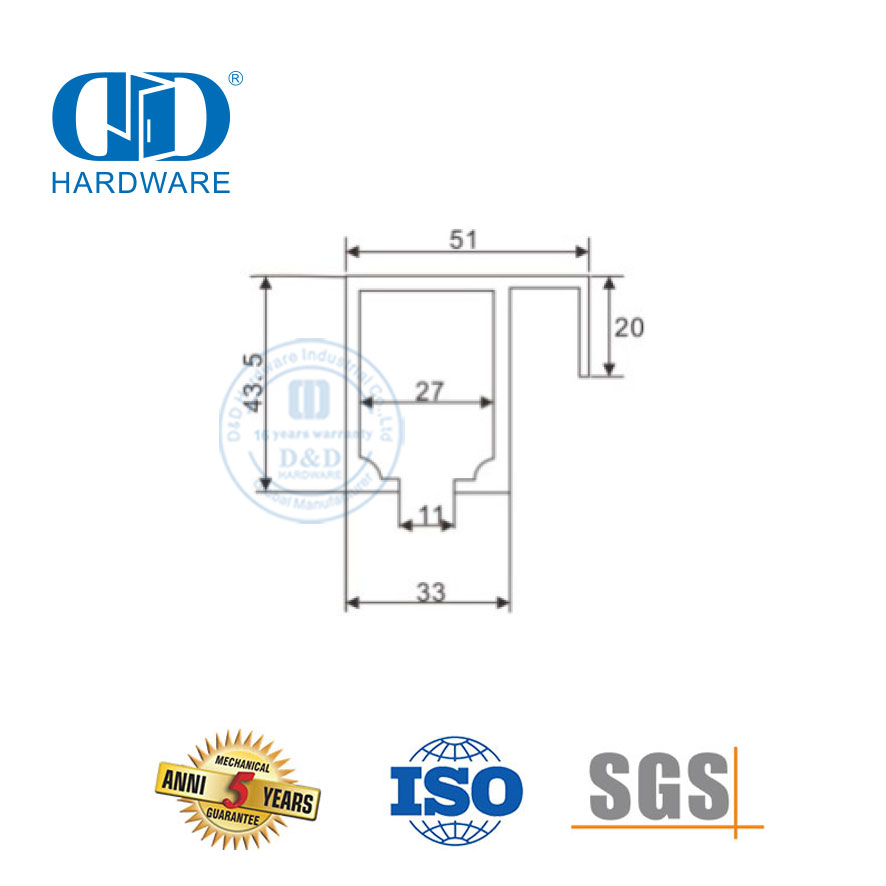 Proveedor de hardware, accesorio de muebles con rodillo para puerta corrediza de vidrio de acero inoxidable para lavabo de baño-DDGS145