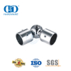 Conector de tubo redondo de acero inoxidable Soporte de baño Conectores de tubo de ducha Conector de panel Accesorios de vidrio-DDSC026
