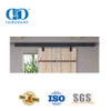 Herrajes para puertas corredizas de granero con rueda de radios grandes de derivación de una sola vía de acero inoxidable de alta resistencia Hardware-DDBD037 de puerta de granero de derivación