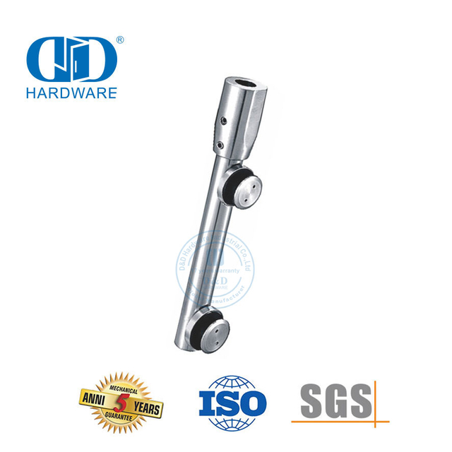 Pivotes superiores de acero inoxidable Sistemas de puertas de vidrio cortas Poste Hardware de vidrio Pivote de puerta de vidrio-DDGP001
