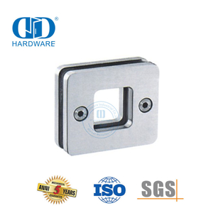 Cerradura de puerta corrediza de vidrio de acero inoxidable Perilla de baño Puerta corrediza de vidrio cuadrada Manija ahuecada-DDSK019