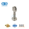 Accesorio de Hardware de acero inoxidable, Clip de cristal de ducha cromado, conector de vidrio, abrazadera inferior para Restroom-DDWC004