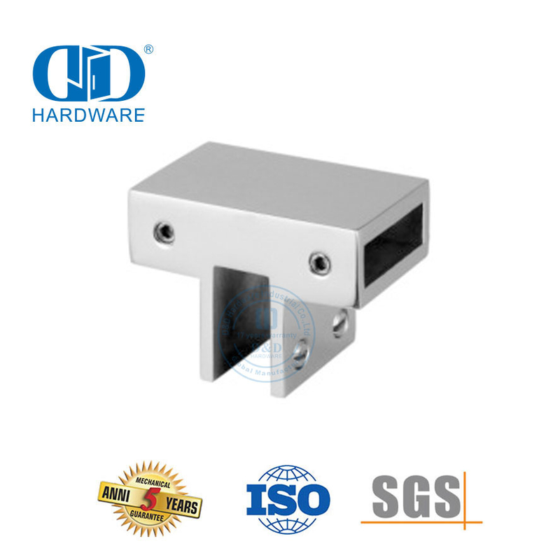 Soporte de baño de acero inoxidable Conector de panel de vidrio Hardware de puerta de vidrio Sistema de cabina de ducha-DDSC016