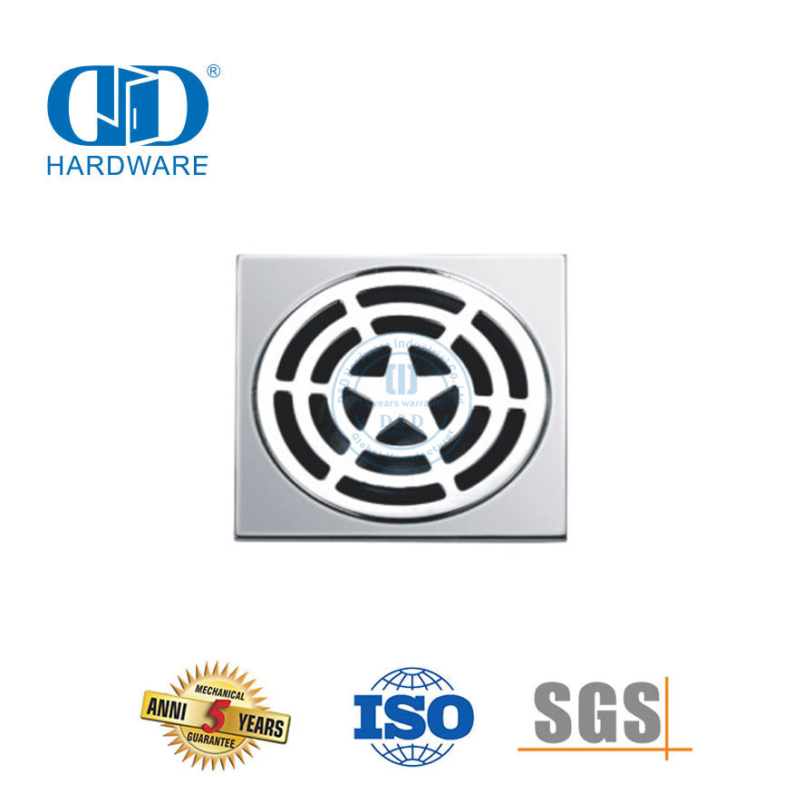 Drenaje de piso sanitario de acero inoxidable de plástico ABS, accesorios para muebles, drenaje de ducha de baño-DDFD002