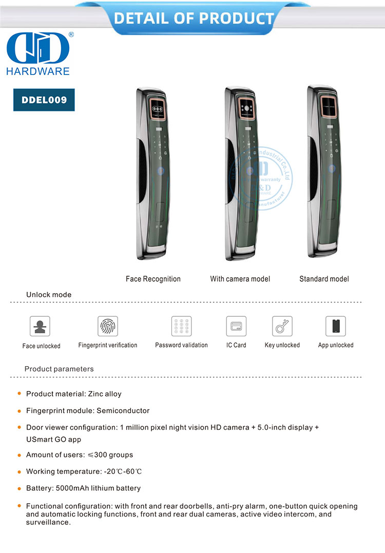 cerradura inteligente segura de seguridad