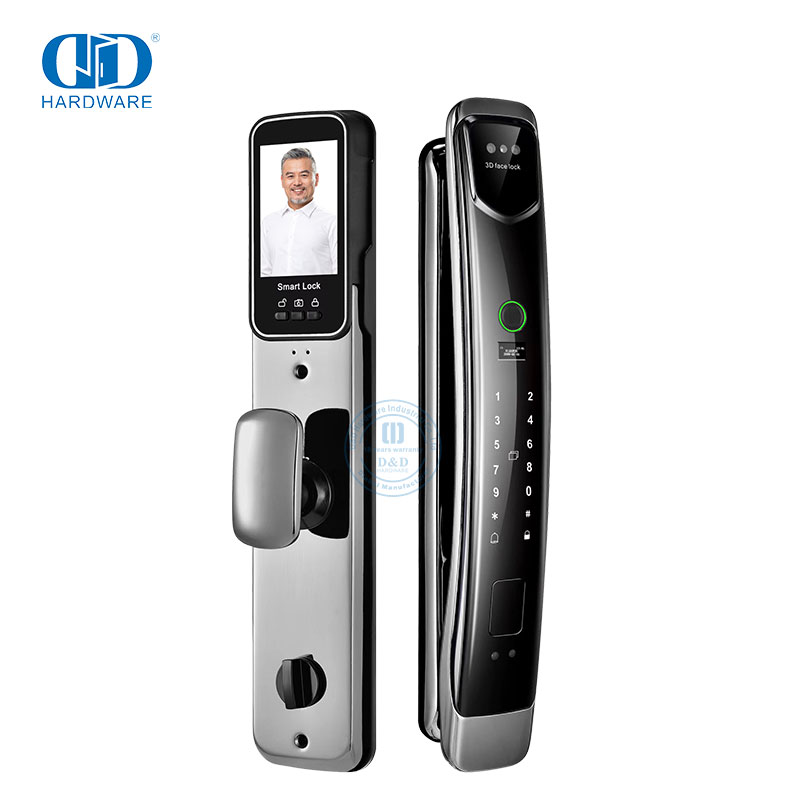 Videoportero, cámara de vigilancia completamente automática, cerraduras de huellas dactilares con contraseña inteligente visible-DDEL027