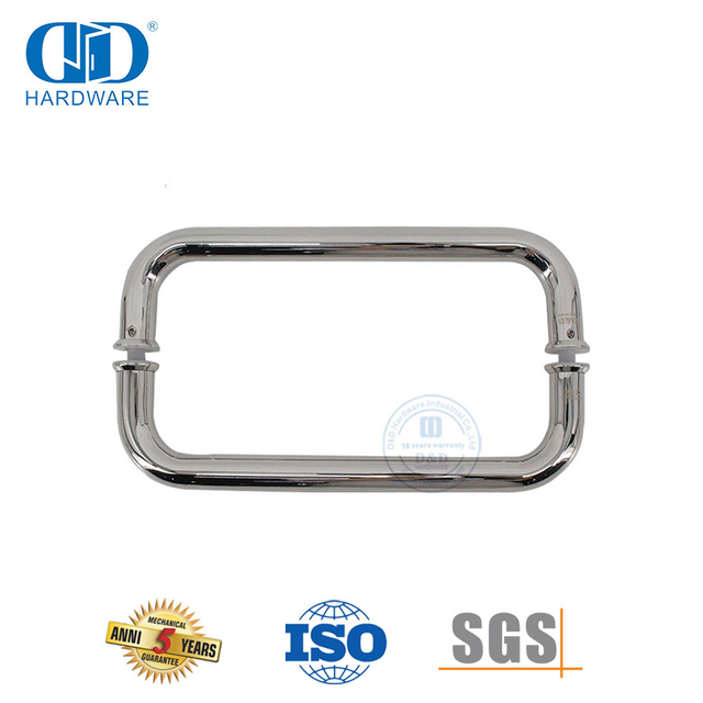 Nuevo diseño de acero inoxidable, cuarto de ducha, baño, puerta de vidrio, tirador-DDPH007-A-PSS