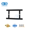Tirador accesorio para puerta de vidrio en forma de H, negro mate, estilo clásico, DDPH001-A Φ22-Negro