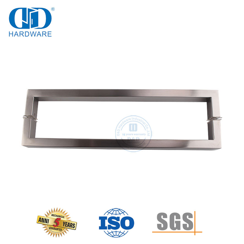 Tirador de acero inoxidable del fabricante OEM para puerta de vidrio de ducha-DDPH015