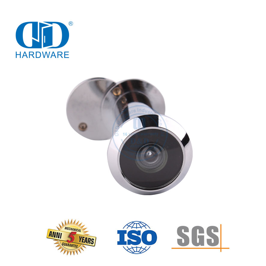 Venta caliente OEM 180 grados Peefole de puertas tradicionales con portada-DDDV002
