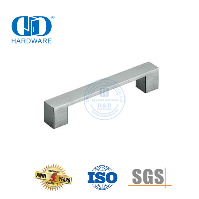 Tiradores de muebles de manija de puerta de gabinete de cocina de acero inoxidable de alta calidad-DDFH038
