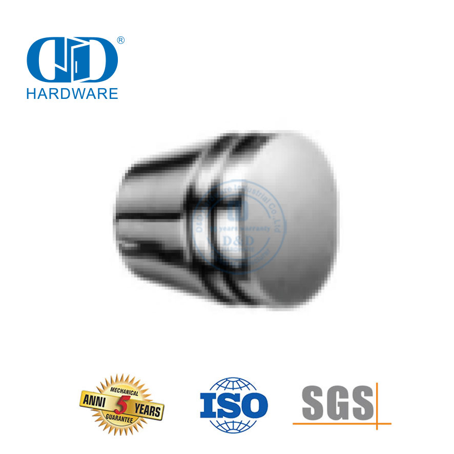 Perilla para muebles de cajón de gabinete de acero inoxidable satinado de alta calidad de diseño moderno-DDFH055