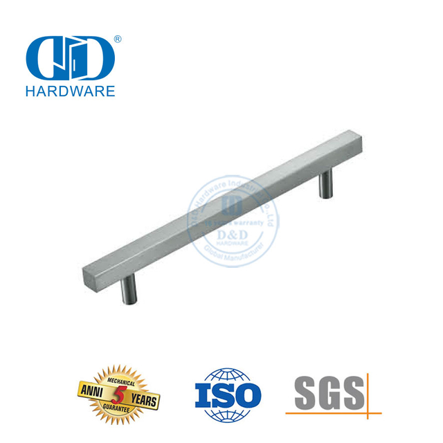Manija clásica del tirón del cajón de los muebles del gabinete de aluminio de la aleación del cinc Puerta del inodoro-DDFH017