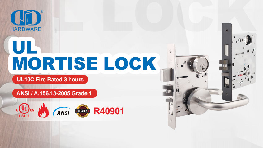 Cerradura de embutir de grado 1, que cumple con los estándares ANSI