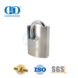 Candado de seguridad industrial universal de acero inoxidable, portátil, impermeable, no cortable, para almacén, almacenamiento, puerta, candado-DDPL006-40mm
