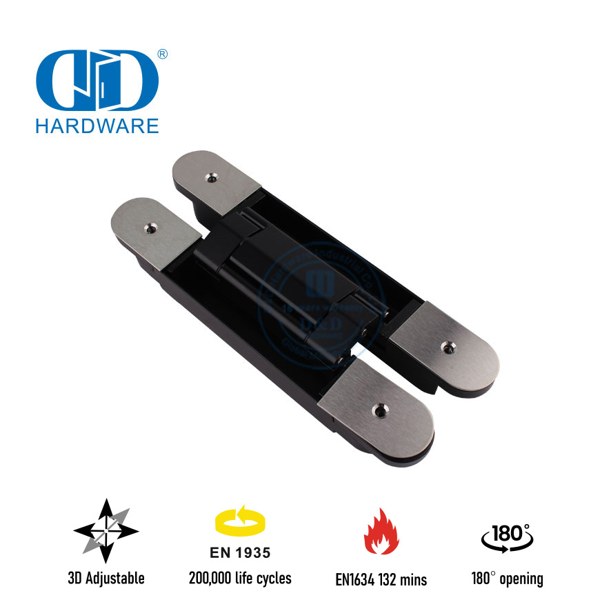 Bisagra de puerta de seguridad de tipo oculto EN1935 para gobierno-DDCH008-G80