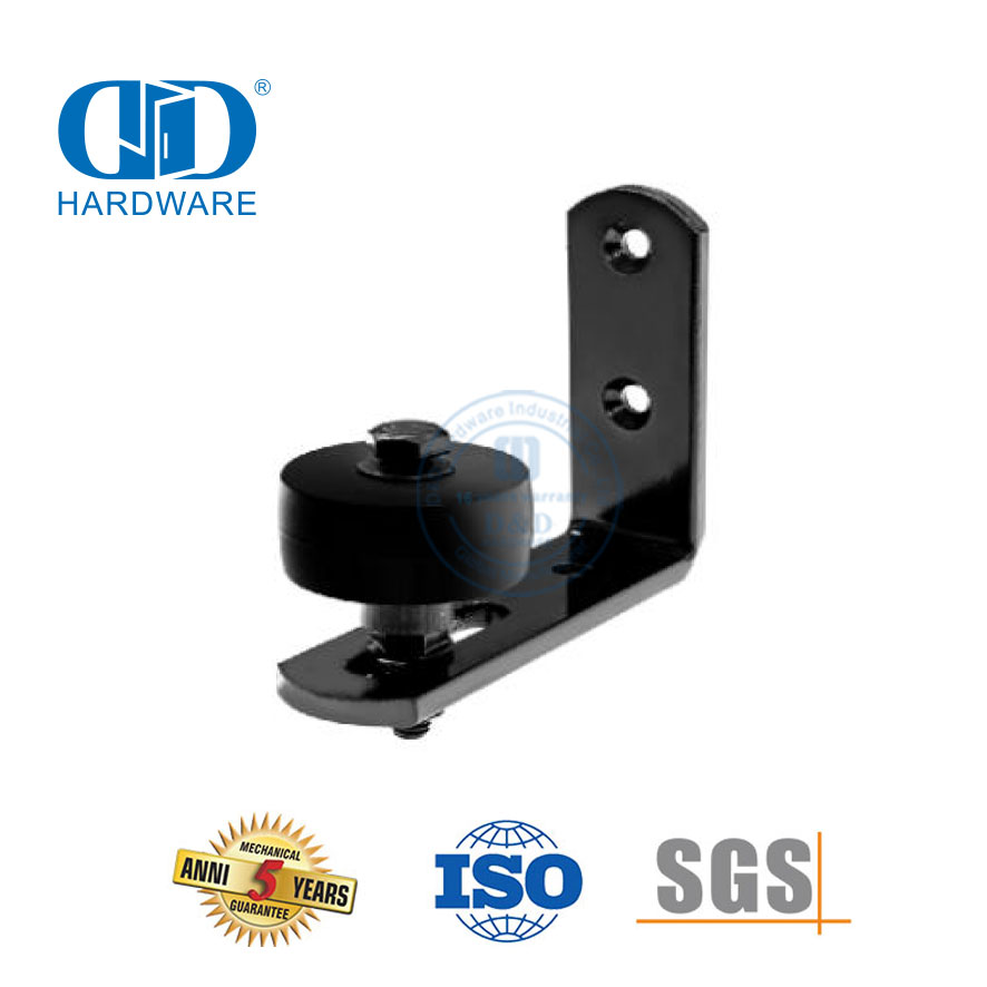 Guía de piso para puerta de granero de montaje en pared de metal de acero al carbono tipo americano Guía-DDBD086