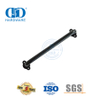 Herrajes para puertas estilo Granero doble negro de acero inoxidable, manija para exteriores, herrajes para puertas corredizas de Granero-DDBD092