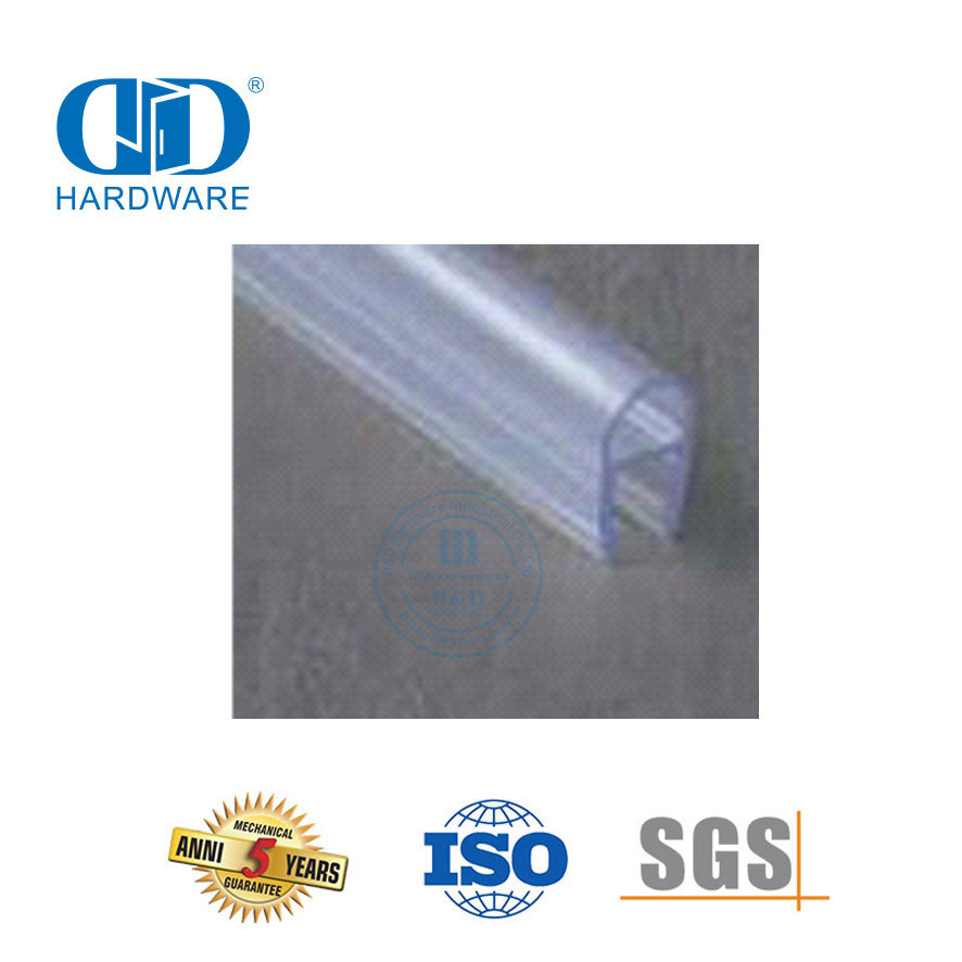 Accesorios de hardware de vidrio Ducha Puerta corrediza Baño PVC Goma Sello impermeable Tira-DDWS002