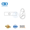 Tope de puerta de buena calidad, accesorio para muebles de acero inoxidable, herrajes para baño, herrajes para puertas correderas-DDGS118