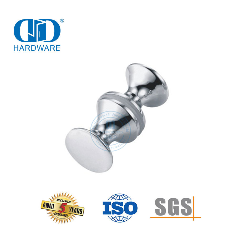 Perilla para cubículo de ducha de muebles de acero inoxidable, manija de ducha, perilla de puerta de vidrio, perilla-DDSK011