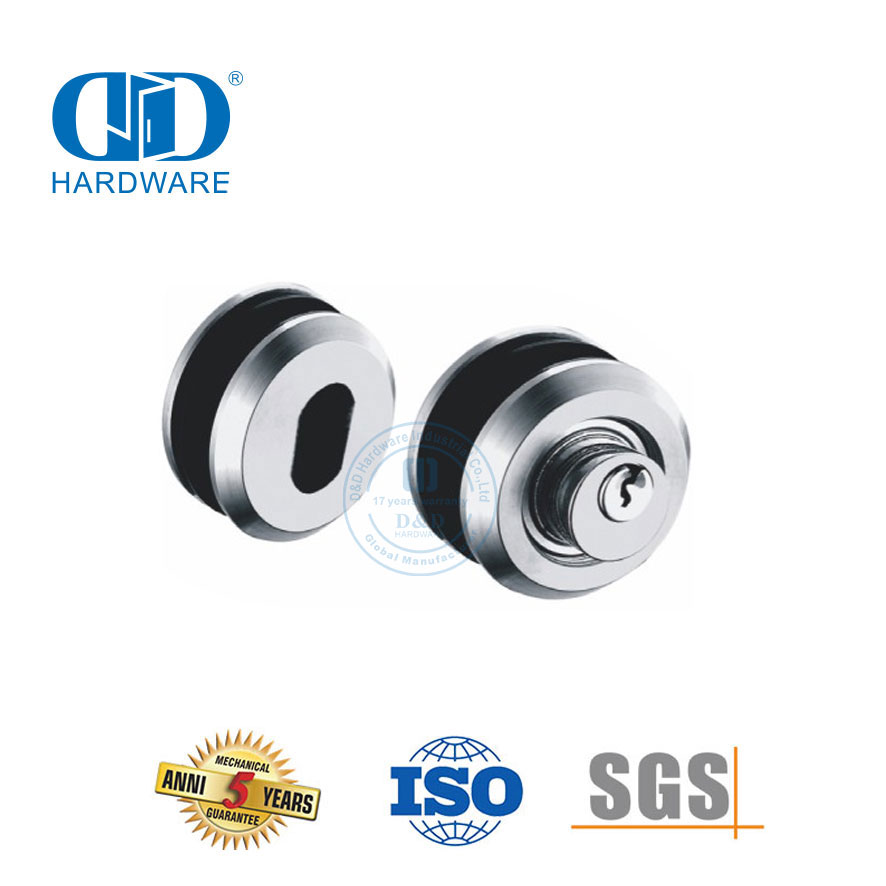 Herrajes para puertas corredizas de vidrio Herrajes para vidrio Cerradura y cerradura para puertas corredizas de acero inoxidable y aluminio-DDSK013