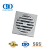 Desagüe de piso cuadrado de acero inoxidable de alta seguridad, desagüe de ducha de baño, accesorios de baño para puerta de vidrio-DDFD0011