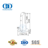Piezas de escalera de acero inoxidable, accesorios de barandilla de barandilla de vidrio, abrazadera, soporte de abrazadera de vidrio con espiga-DDHB007