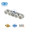 Puerta corredera de acero inoxidable, rodillo colgante, herrajes de vidrio, herrajes para puertas para baño, baño-DDGS152