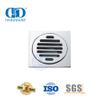 Drenaje de ducha lineal tipo cuadrado de plástico de acero inoxidable, accesorios de baño, drenaje de piso para baño-DDFD001