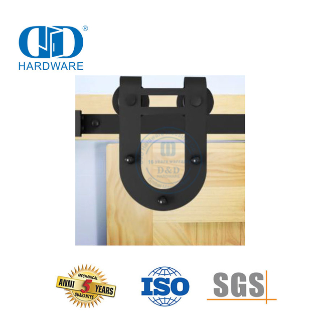Accesorio de herrajes para puertas de acero inoxidable Herrajes de acero para garaje Herrajes para puertas de granero de madera-DDBD004